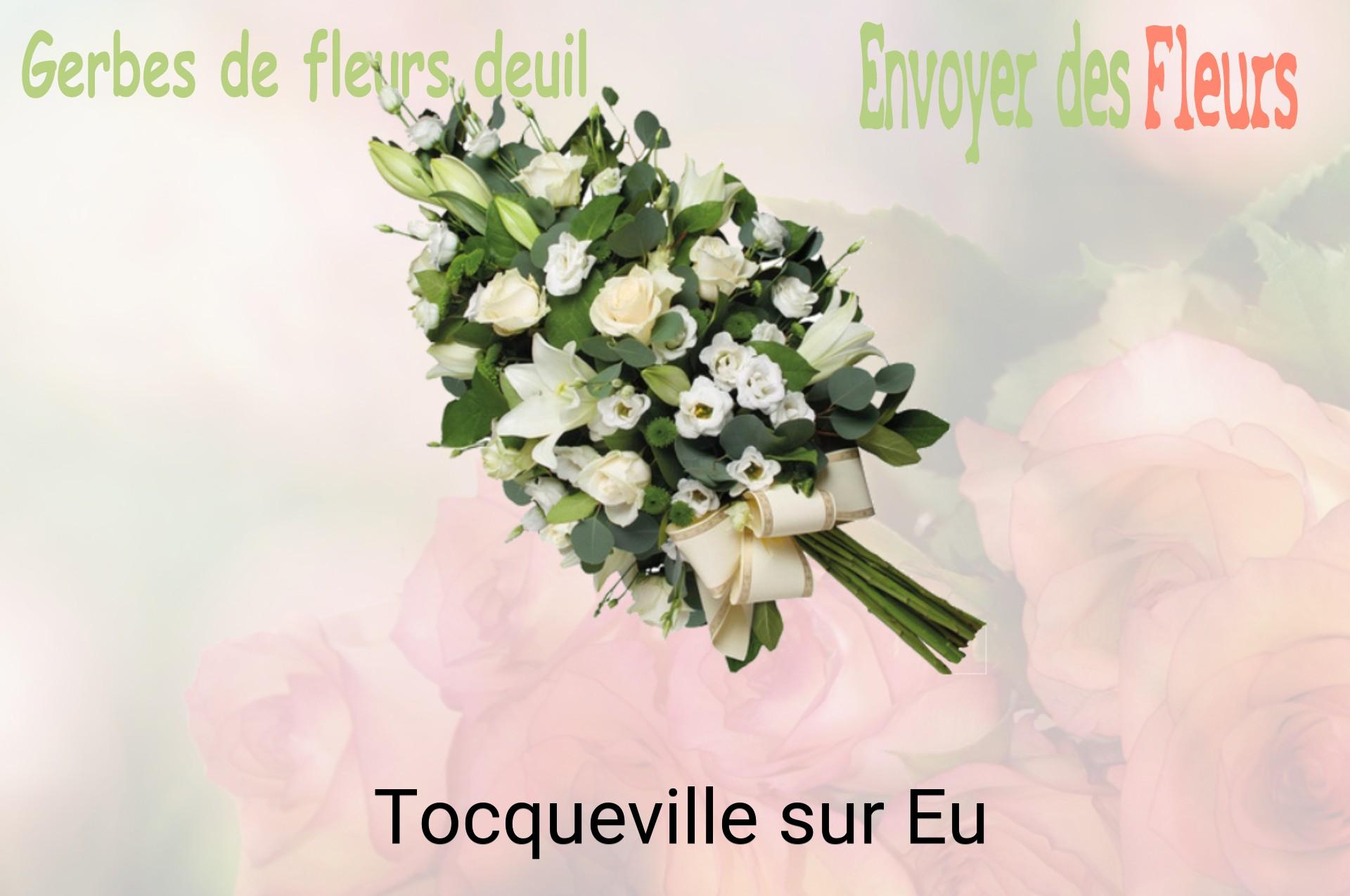 Gerbe de fleurs de deuil livrée à Tocqueville-sur-Eu